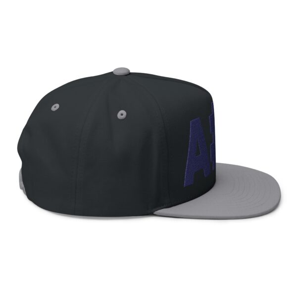 embroidered flat bill cap ahd,flat peak
