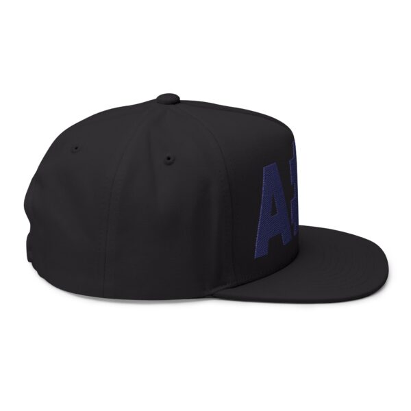 embroidered flat bill cap ahd,flat peak