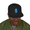 stylish embroidered snapback cap, perfect for casual outings, streetwear, gift ideas, or events