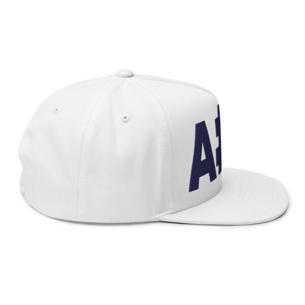 embroidered flat bill cap ahd,flat peak