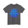 late night dopamine club tee, unisex heavy cotton t shirt, relaxed fit, fun club apparel, casual wear, music lover gift